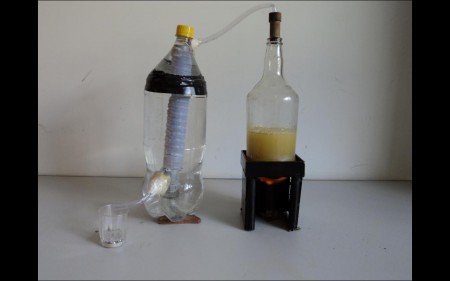 DESTILADOR E ALAMBIQUE 